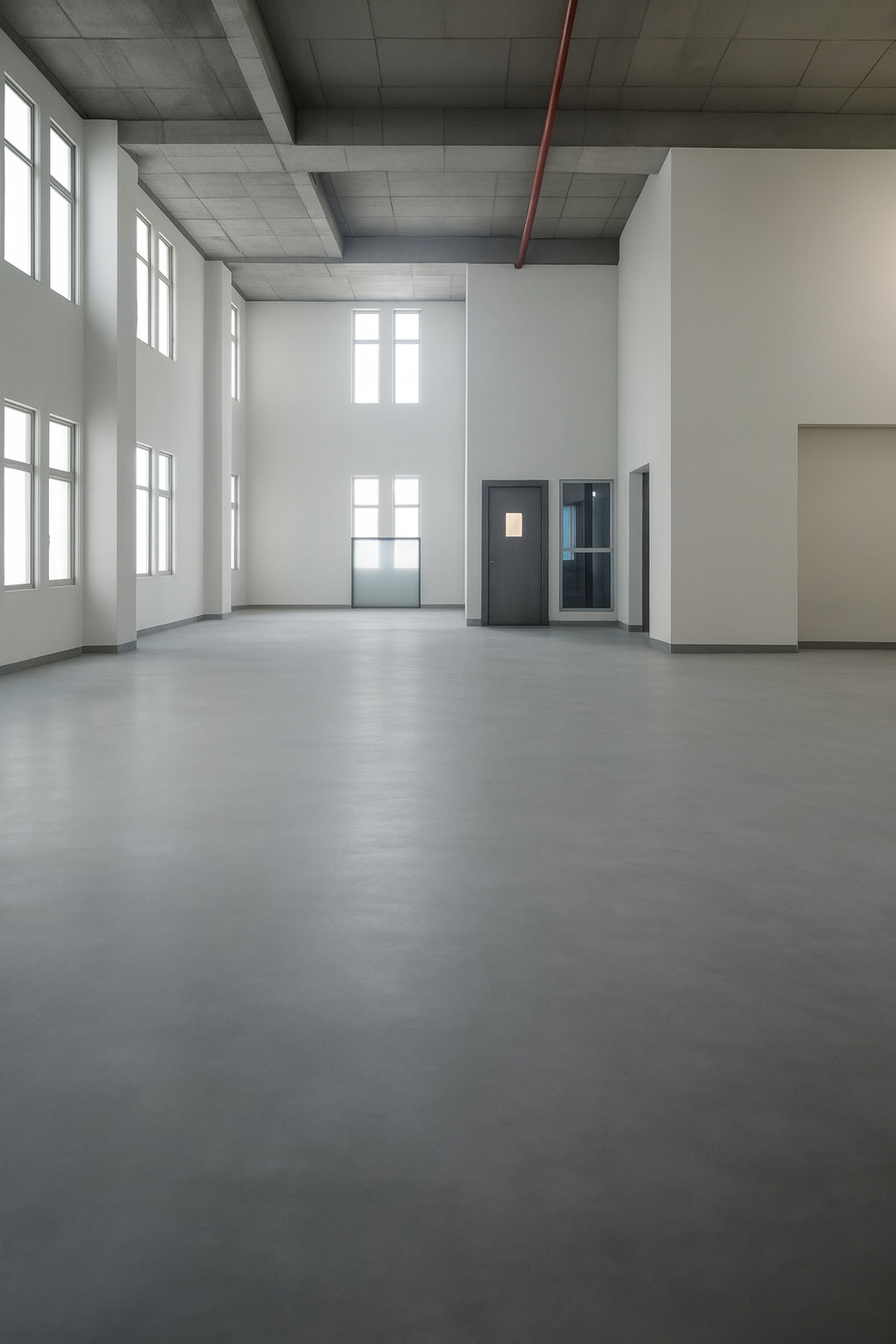 Double-height first and second floor with 20-foot ceilings at Plot 87 Sector 44 Gurugram